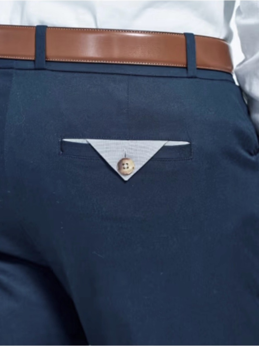 Kirrin Finch Windsor Chino Trousers Pants Size 6 Navy Blue - Picture 8 of 11